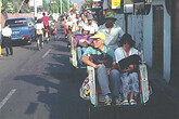 Yogya, Rickshaw-Fahrt (C) Anton Eder