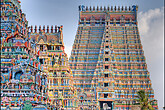 Srirangam-Tempel mit Gopurams (Tempeltuermen) (C) India Tourism