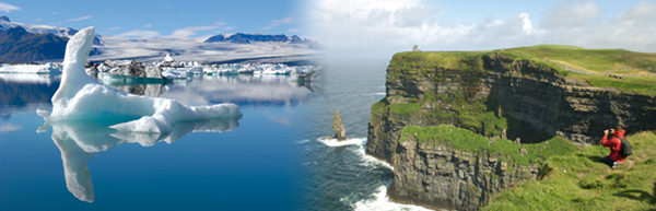 Eisee Jökulsárlón, Cliffs of Moher © Elisabeth Kneissl-Neumayer