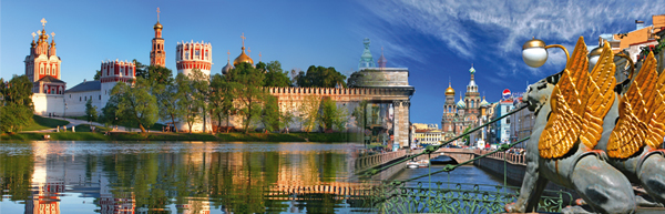 Moskau, Nowodewitschij-Konvent © Foto Julius | St. Petersburg, Bank-Brücke © Foto Julius