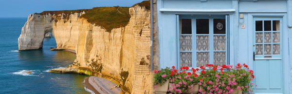 Küste bei Etretat © Mag. Günter Grüner | Rouen, Altstadt © Mag. Günter Grüner