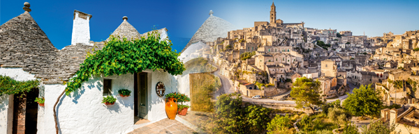 Alberobello © Emi Cristea | www.Emiphotostock.com/Fotolia.com | Matera © JFL Photography/Fotolia.com