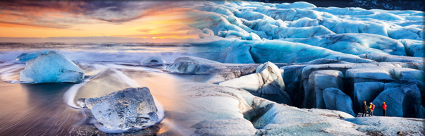 Eisschollen, Jökulsárlón © Stefan Brenner | Gletschertour © Prof. Sepp Friedhuber